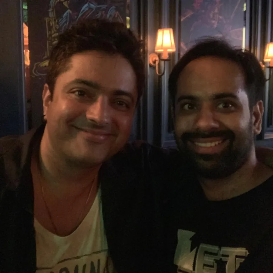 Selfie of Gaurav with Kunal, the founder of DSIM